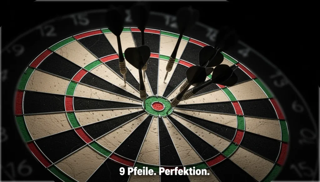 Darts WM 9-Darter-Wetten – neun Pfeile, 501 Punkte, reine Perfektion