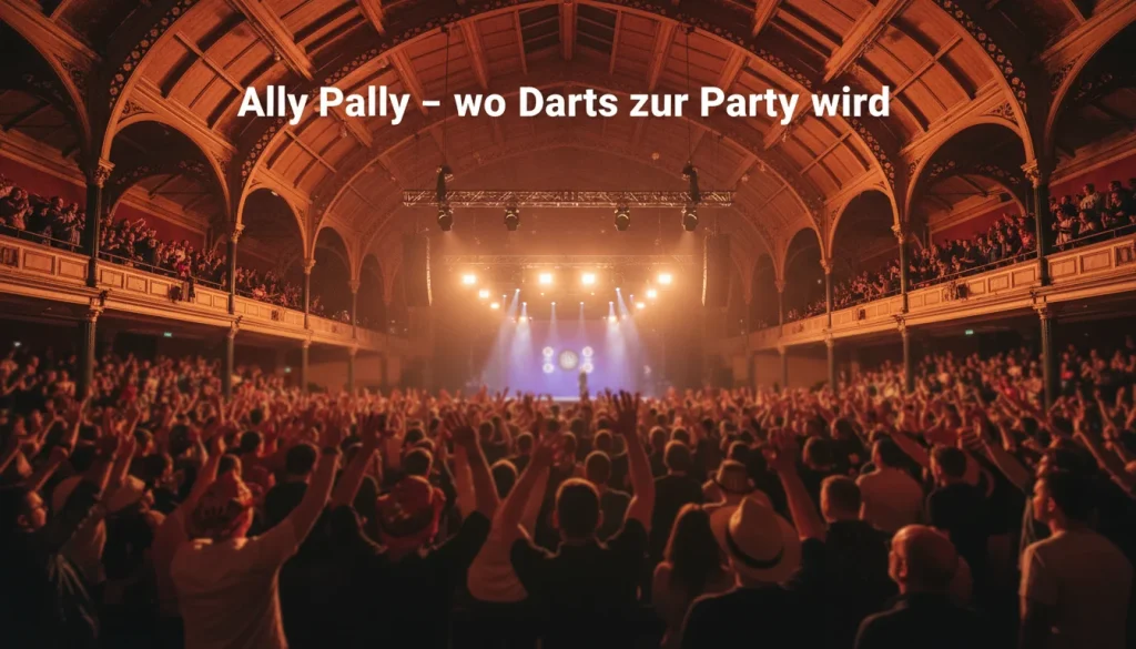 Darts WM Ally Pally Atmosphäre – Alexandra Palace als Wett-Faktor
