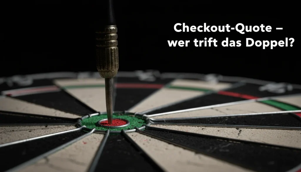 Darts WM Checkout-Quote erklärt – Doppelfeld-Effizienz der besten Finisher
