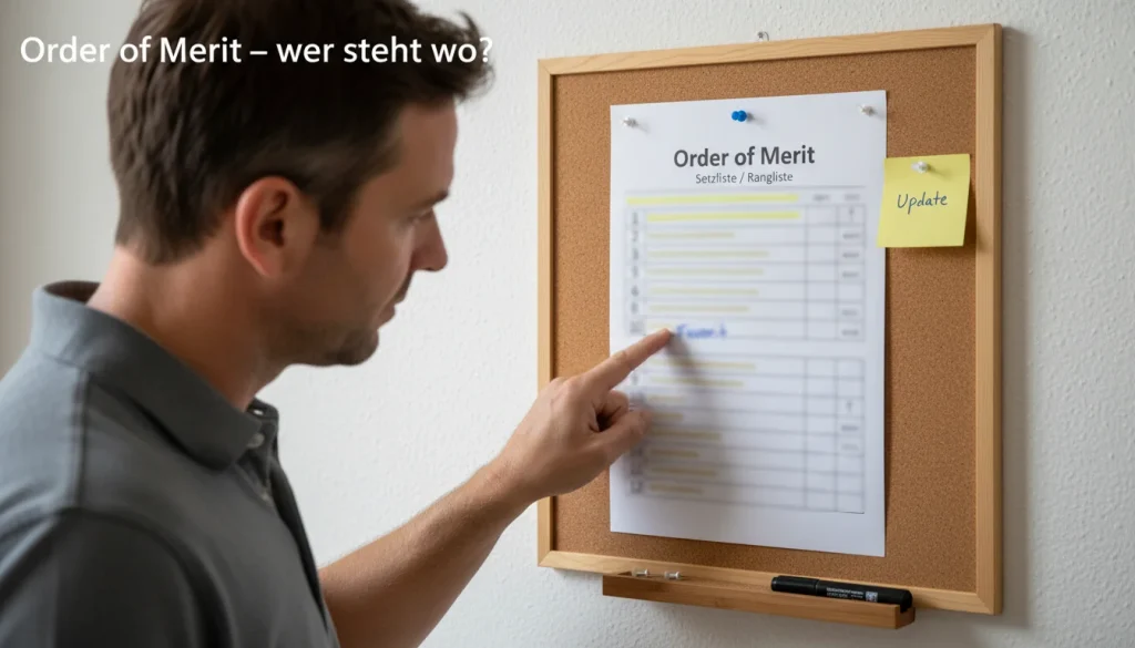 Darts WM Order of Merit erklärt – PDC Rangliste und Setzliste verstehen